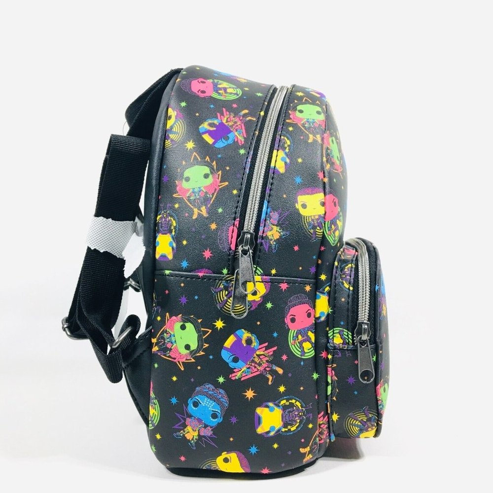 Funko Marvel Infinity Saga Woman Black Light Neon Print 11.5" Mini Backpack - Picture 7 of 14